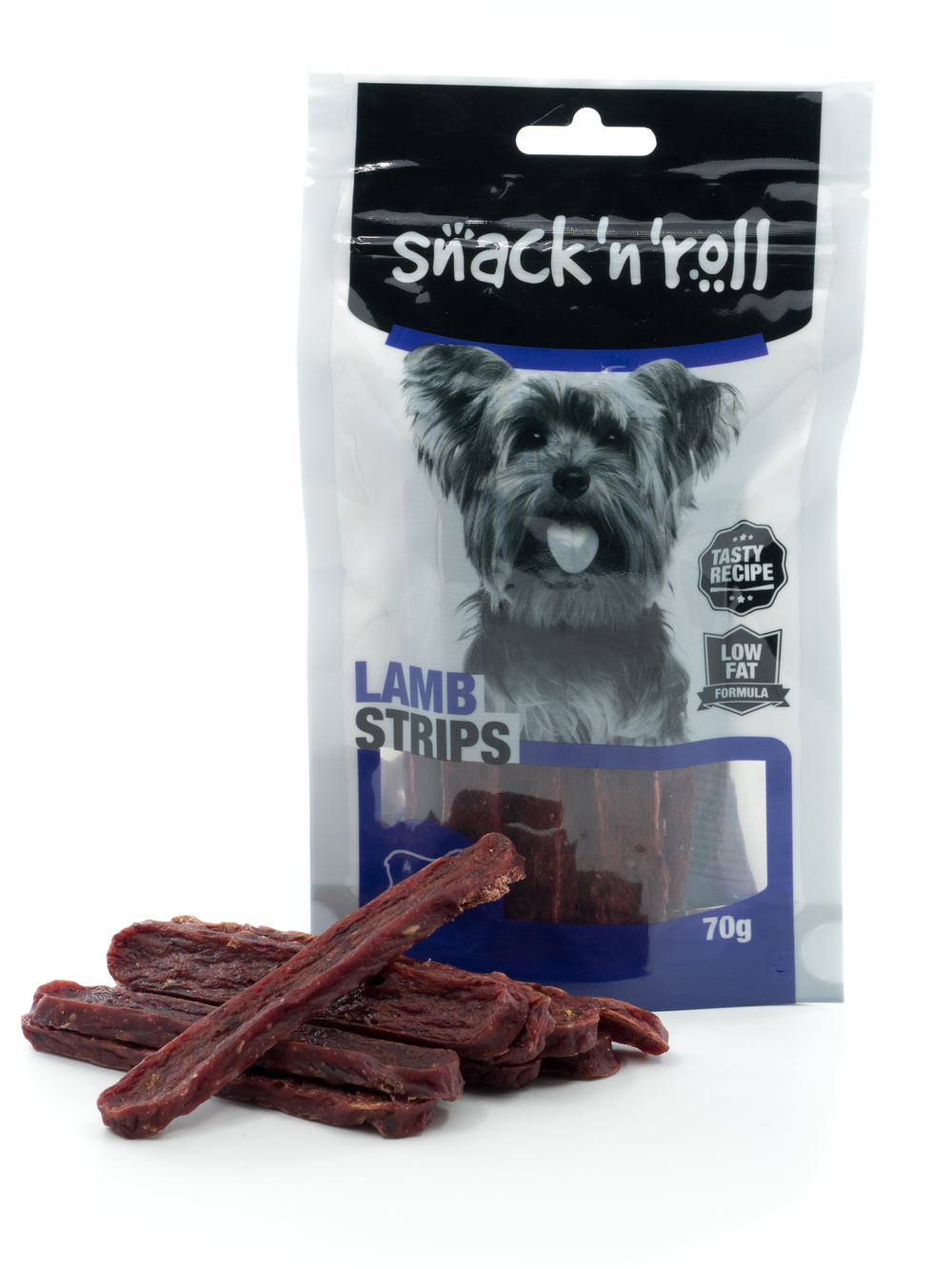 Friandises sous forme de lamelles d'agneau pour votre chien